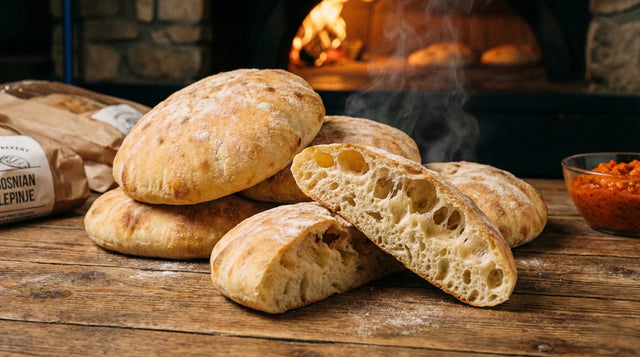 Lepinje Rezept: Bosnisches Fladenbrot (Somun) luftig wie ein Kissen