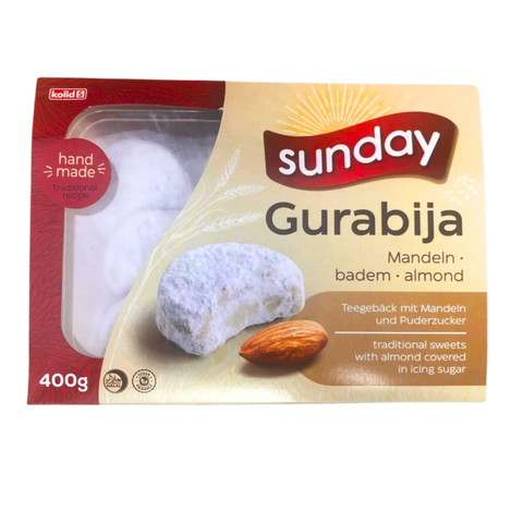 Sunday Gurabija – Mandelgebäck mit Puderzucker