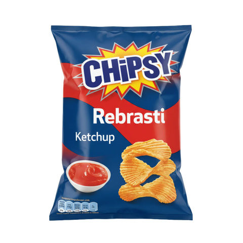 Chipsy Rebrasti Ketchup 60g