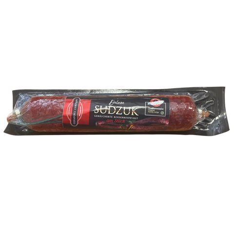 Deluxe Sudžuk – Geräucherte Rinderdauerwurst, 300 g