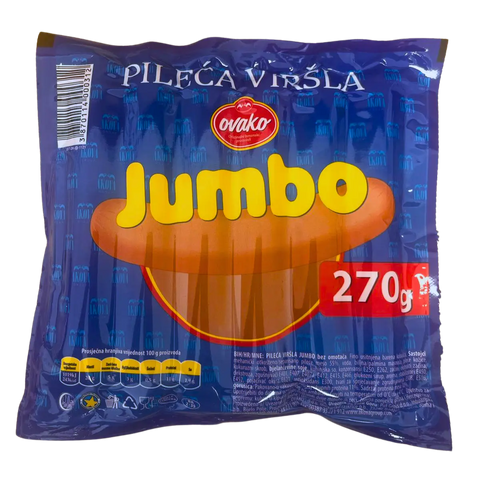 Ovako Jumbo Hähnchenwürstchen – 270g