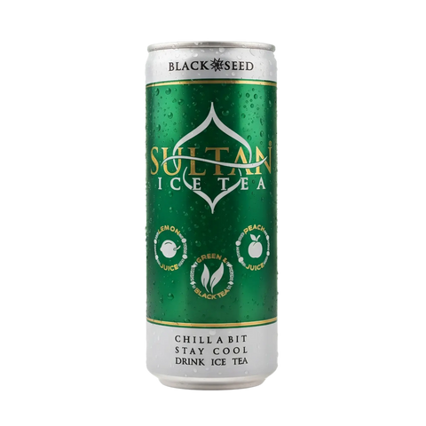 Sultan Eistee Grüner & Schwarzer Tee Pfirsich Zitrone 250ml