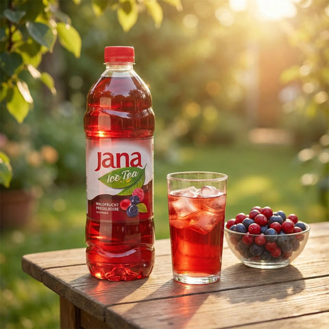 Jana Ice Tea – Waldfrucht Preiselbeere Geschmack, 1,5 l