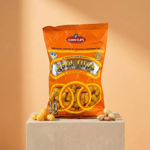 Gold Flips grickalica od kikirikija i kukuruza 140g