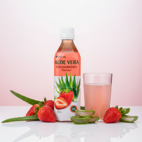 Aloe Vera Drink Strawberry 0,5l