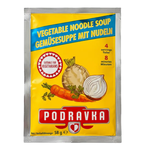 Podravka Gemüsesuppe mit Nudeln – 58g