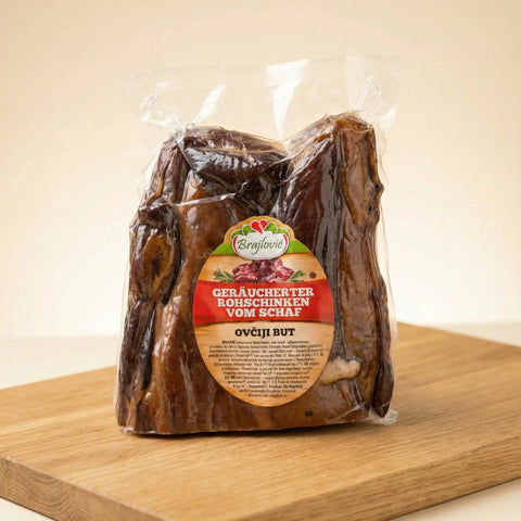 Ovcji But – Geräucherter Rohschinken vom Schaf ≈ 1kg