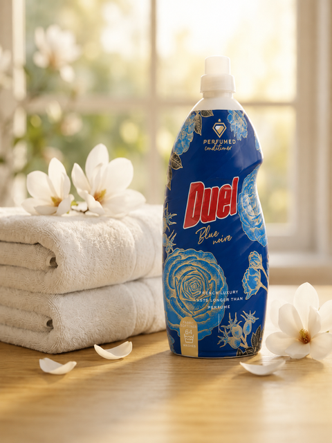 Duel Weichspüler Blue Noir, 1,6 L – 64 Waschladungen